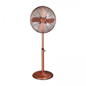 16 tommer hot sell retro metal stand fan piedestal stærk vind industriel ventilator